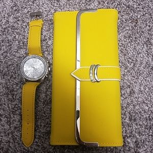 Watch and wallet